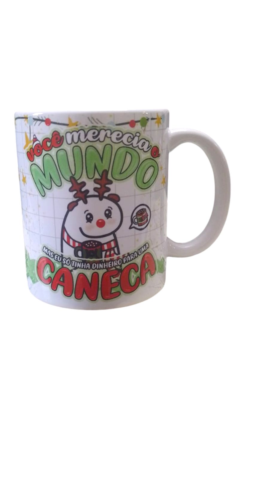 CANECA NATAL PORCELANA